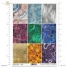 Gemstones series, precious stones: gold, agate, amethyst, malachite, turquoise, silver, azure, ruby, amber, mini designs, miniature, miniatures 
